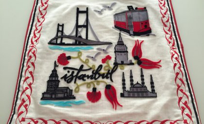 Embroidered Cushion Covers - İstanbul